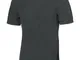 U-power - Maglietta T-shirt in cotone 100% Linear slim-fit da 140 g/mq – Col. grigio scuro...
