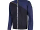 U-power - Felpa full zip Uranus Deep Blue tg. m