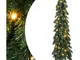 Vidaxl - Furniture Limited - Albero di Natale Artificiale Preilluminato - Groen