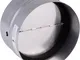 N35981 Valvola di non ritorno con guarnizione in gomma Adatto al diametro del tubo: 10 cm...
