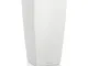 Lechuza - Vaso da interno e esterno cubico Color 22 cm - Bianco - Bianco