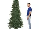 Venere - Albero di Natale effetto realistico in pe e pvc ø105x210H, 1571 rami