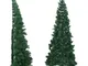 Albero di Natale per Angolo con Supporto Verde 240 cm in pvc - Vidaxl