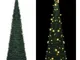 Vidaxl - Albero di Natale Artificiale Apribile Preilluminato Verde 150cm Verde