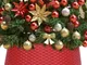 Vidaxl - Gonna per Albero di Natale Rossa �65x19,5 cm