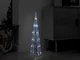 Piramide Decorativa Cono Luce led Acrilico Bianco Freddo 60cm - Vidaxl