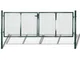 Cancello per Giardino in Rete Metallica 306x150 cm Verde - Verde - Vidaxl