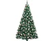 Albero di Natale Preilluminato con Supporto Verde 120 cm pvc - Vidaxl