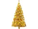 Vidaxl - Albero di Natale Preilluminato con Palline Oro 150 cm pet