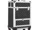 Yaheetech - Trolley Valigia Make Up da Trucco Professionale Porta Trucchi Beauty Case 4 Va...