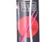  pinzette laccate rosa neon, obliqua, in acciaio inox