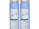 KLORANE Shampoo Secco Volume al Lino BIO Set da 2