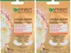 Garnier Patch Occhi Maschera Occhi Anti Fatica con Succo d'Arancia e Acido Ialuronico Set...