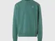  - Sweatshirt with logo patchLake greenS