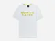  - T-shirt with letteringWhiteS