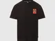  - T-shirt with chest printBlack4XL