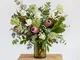 Fiori a Domicilio - Bouquet con Protea e Rose Bianche - Aurora - 