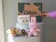 Fiori a Domicilio - Pack Baby: Mini Bouquet con Peluche Miffy Rosa e Bigli - 