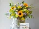 Fiori a Domicilio - Pack Baby: Bouquet Formentera con Miffy e Biglietto d'au - 