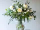 Fiori a Domicilio - Bouquet con Rose Bianche - Ocean Eyes - 