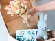 Fiori a Domicilio - Pack Mini Ramo con peluche Miffy e Biglietto - 