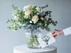 Pack Bouquet Oslo con Vaso e Biglietto - 