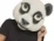 Maschera gigante da panda per adulto
