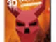 Maschera di carta 3D diavolo adulto
