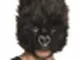 Maschera gorilla di peluche adulto