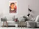 Cornice e poster Frida Kahlo, 