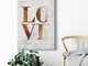 Canvas Love Gold, 