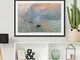 Poster con cornice Monet Impressione II, 