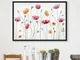 Poster con cornice Klatschmohn Party I, 