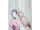 Tenda per doccia Loving Flamingos, 