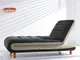 Chaise longue in tessuto Energy, 