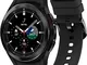  Galaxy Watch4 Classic 42 mm Cassa in Acciaio Inossidabile nero con Cinturino in Silicone...