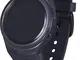  Gear S2 30,2mm nero con cinturino in gomma grigio scuro [Wifi]