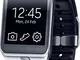  Gear 2 smartwatch 41,4mm argento con cinturino in gomma nero