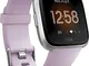  Versa Lite 34mm aluminium argento con cinturino in silicone rosa [Wifi]