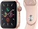  Watch Series 5 44 mm Cassa in Alluminio oro con Cinturino Sport color rosa sabbia [WiFi +...