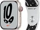  Watch Nike Series 7 41 mm Cassa in alluminio color stella polare con Cinturino Nike Sport...