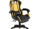 "Sedia Gaming Giallo/Nero"