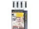 Pennarelli a gesso liquido  -2-6 mm - bianco - conf. 4