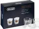 De'Longhi Collezione Cappuccino 270 ml set di 6 bicchieri in vetro a doppia parete