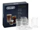 De'Longhi Collezione Hot&Cold set di 2 bicchieri cappuccino 2 per cold brew e 2 termici in...