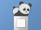 Adesivo interruttore luce Panda che dorme anime