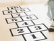 Numeri adesivi gioco campana
