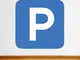Sticker decorativo logo parcheggio