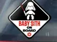 Sticker baby sith on board