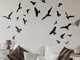 Sticker decorativo uccellini